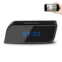 Spy Camera Clock, EOVAS WiFi Hidden Spy Camera Clock Video Recorder Wireless IP Camera with Night Vision Motion Detection for Indoor Home Security Monitoring Nanny Cam