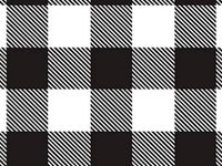 Black Buffalo Plaid Print Design Gift Grade Tissue Paper Sheets - 15" x 20" Choose Package Amount (144)