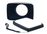58mm 16:9 hdv Camcorder Lens Hood Compatible for Canon XA10 XA11 XA15 XA20 XA25 XA35 XF100 XF105 VIXIA HFS100 HFS20 HFS21 HFG10 hfG20 hfG30 HFS30 hd Camcorder