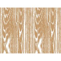 Kraft Woodgrain 30" x 25' Gift Wrap Roll
