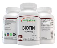 NutraBulk Biotin 10,000 mcg 250 Count