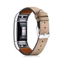 Leather Band Compatible for Fitbit Charge 2 Fitness Strap Women Men Unisex