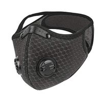 West Biking Mesh Dust/Pollution Mask for Air Filtration, Sport Mask with Exhalation Valves Filters, Activated Carbon N99 PM2.5 Filters Air Purifier