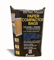 Kitchen Master Super Strong Compactor Bags Pre Cuffed (12 Pack)