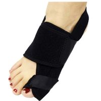 Fine Orthopedic Bunion Corrector, Big Toe Corrector Valgus Bunion Straightener Orthotics Feet Care Pedicure Socks Thumb Correction (Black C)