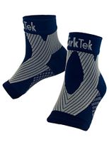 MDSOX 096962784959 Premium Ankle Compression Foot Sleeve, Large, Navy Blue (Pack of 2)
