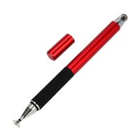 AutumnFall New 2 in1 Universal Touch Screen Stylus Pen For iPhone Samsung Ipad (Red)