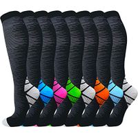 Compression Socks for Women & Men(1/3/7/8 PACK) - Best for Running,Medical,Nurse,Travel,Cycling-20-30mmHg