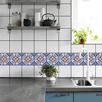 Xisheep Easter Day Home Décor ， Wall Sticker 6PCS Geometric Self Adhesive Tile Stickers Decal Decoration Wall Sticker Home Decor - Multicolor