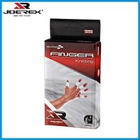 IDS Home Finger Sleeves Support Thumb Brace Protector Breathable Elastic Finger Tape for Basketball Size L,White