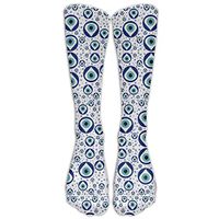 Evil Eye Watching YouWanderlust Air Travel Compression Socks For Men & Women. Guaranteed To Prevent Swelling, Pain, Edema. as pictureOne Size