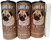 I Love My Pug Gift Collectio (Refillable Tissue Tube with 1 Refill Package)