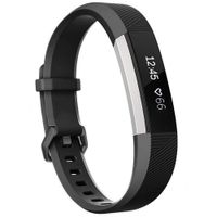 Henoda Compatible with Fitbit Alta/Fitbit Alta HR Bands, Small Black Soft Replacement Band Adjustable Sport Strap Compatible for Fitbit Alta/Fitbit Alta HR/Fitbit Ace Fitness Wristbands