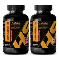 Testosterone Booster for Men Muscle Growth - TRIBULUS TERRESTRIS Extract 1000 Mg - Tribulus Supplement - 2 Bottle 180 Tablets