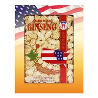 HSU’s Ginseng SKU 126LL-8 | Medium Sorted Slices | Cultivated Wisconsin American Ginseng Direct from Hsu's Ginseng Gardens | 人工花旗參 中號規格片 8 oz Box, 西洋参