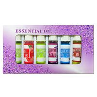 vmree Top 6 Essential Oils Gift Set for Diffuser Humidifier, Massage, Aromatherapy, Skin & Hair Care, Perfect Gifts for Her Mom, Grandma, Women, Wife in Mother's Day (5ml/ 6PCS, Multi-colored)
