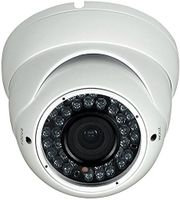 VD1.3MPWVF HD-CVI Aptina 1/3" CVI White Vadal Dome 720p, 1.3 Mega Pixel 2.8 12mm Manuel Zome Lens, 36 Ir Led's And IR Effective Range 98 Ft, External Zoom And Focus Adjustable, Max Transmission Distance Above 500m Under General 75- 3 Coaxial Cable