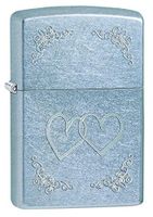 Personalized ZIPPO Windproof Lighter Heart to Heart - Free Laser Engraving (24016)