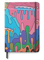 Graffiti Designs UV Printed on PU Leather A5 Bullet Dotted Journal Notebook