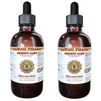 Anxiety Care Liquid Extract, Kava Kava (Piper Methysticum) Root, Valerian (Valeriana Officinalis) Root, Passion Flower (Passiflora Incarnata) Leaf Tincture Supplement 2x4 oz