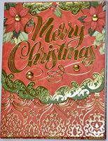 Punch Studio 75-Sheet Pocket Notepad - Merry Christmas