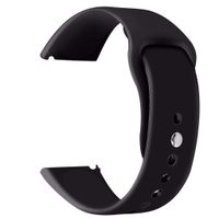 FunDiscount Shop Compatible for Fitbit Versa Bands, Silicone Breathable Sport Replacement Fitness Watch Wristband Strap Bracelet Compatible for Fitbit Versa Lite Band (Black, Small)