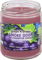 Smoke Odor Exterminator Candle 13oz jar, Groov'n Grape