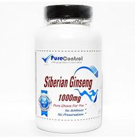 Siberian Ginseng 1000mg // 100 Capsules // Pure // by PureControl Supplements
