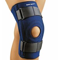 FLA Safe-T-Sport Stabilizing Knee Support, Navy, Small