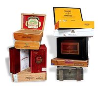 Wooden Empty Cigar Boxes Pack of 10 Empty