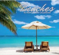 Beaches 2018 Wall Calendar (16-month)