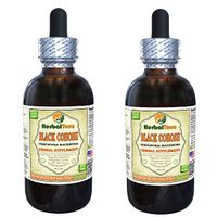 Black Cohosh (Cimicifuga Racemosa) Tincture, Organic Dried Root Liquid Extract (Brand Name: HerbalTerra, Proudly Made in USA) 2x4 fl.oz (2x120 ml)
