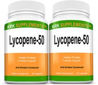 2 Bottles Lycopene 50mg 180 Total Capsules KRK Supplements