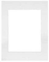 50 set of White 12x12 Photo Mats for 8x8 + backing