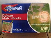 Diamond Deluxe Match Books (1000 matches total)