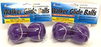 RMS Walker Glide Balls - A Set of 4 Balls with Precut Opening for Easy Installation, Fit Most Walkers (Purple)