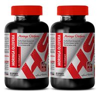 Weight Loss for Men - Moringa OLEIFERA Extract - Moringa oleifera Leaf Capsules - 2 Bottle 120 Capsules