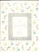 A New Baby to Love Announcements 10 Count w/Envelopes, Hands and Feet Impressions