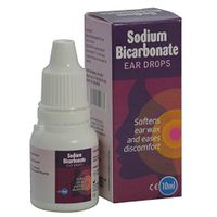 3 Packs of Sodium Bicarbonate Ear Drops Softens Ear Wax and Eases Discomfort