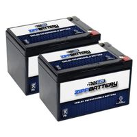 12V 12AH Hoveround Activa Wheelchair Replacement Battery - 2PK
