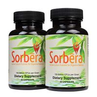 Sorbera Advanced Shelf Stable Probiotic + Prebiotic Capsules-150 Billion CFU/Gram -2.25 Billion CFU (15mg)/Serving - Recommended for Digestive Health for Adult Men and Women - 1 A Day