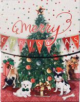 Molly & Rex Gem & Glitter Embellished Mini Pocket Notepad ~ Christmas Puppy Party 66650