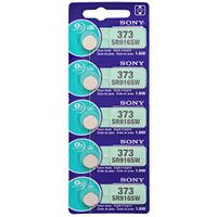 Sony Silver Oxide 1.55V Batteries Size SR916SW (373) (Pack of 5)