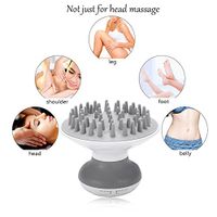 Electric Head Massager Anti-Static Scalp Relaxation Stress Relief Hair Scrubber Brush