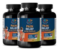 Pain Relief - Pain Relief Ultra Complex 610MG - Holy Basil - 3 Bottles (180 Capsules)