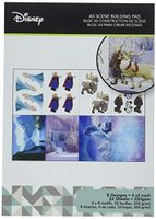 Character World Frozen, 8 Designs/4 Each Disney A5 Scene Building Pad 32 Sheets