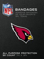 Cureit Brand NFL Officially Licensed Bandages, 1"x3", 50/box (Arizona Cardinals)
