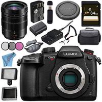 Panasonic Lumix (DC-GH5S) Mirrorless Micro Four Thirds Digital Camera Leica DG Vario-Elmarit 12-60mm f/2.8-4 ASPH. Power O.I.S. Lens Bundle