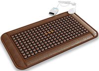 NUGA BEST NM 80 Far Infrared Tourmanium Heating Pad for Back Pain Neck Pain Cramps | Small (30"X17")