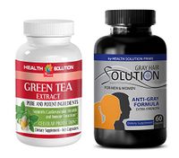 antioxidant Extract - Green Tea - Gray Hair - Combo - Green Tea Appetite suppressant - (2 Bottles Combo)